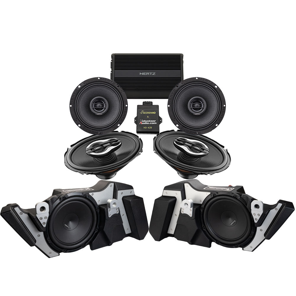 Hertz Stage 4 Plug & Play Amp And Speaker Package with Modular