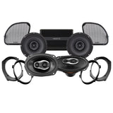 Hertz Stage 4 Plug & Play Amp and Speaker Package For 2015-2021 Harley Davidson® CVO Road Glide with Factory or Existing Soundstream Reserve Radios