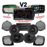 Precision Power Stage 4 Plug & Play Amp And Speaker Package With Soundstream Reserve V2 Radio For 2014-2023 Harley Davidson® Street Glide, Electra Glide, And Ultra