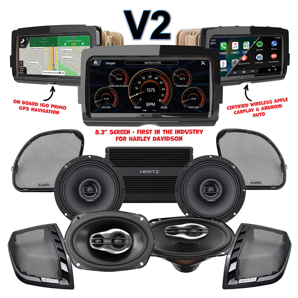 Hertz Stage 4 Plug & Play Amp And Speaker Package With Soundstream