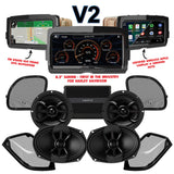 Infinity Stage 4 Plug & Play Amp And Speaker Package With Soundstream Reserve V2 Radio For 2015-2023 Harley Davidson® Road Glide