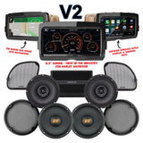 Hertz Stage 4 Plug & Play Amp And Speaker Package With SoundStream Reserve V2 Radio For 2015-2024 Harley Davidson® Road Glide Ultra / Limited