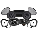 Hertz Stage 4 Plug & Play Amp And Speaker Package For 2021-2023 Harley Davidson® CVO Road Glide With HD Audio By Rockford For Factory Radio or Existing Soundstream Reserve Radios