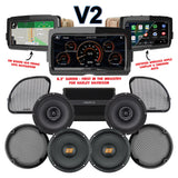 Hertz Stage 4 Plug & Play Amp And Speaker Package With Soundstream Reserve V2 Radio For 2015-2016 Harley Davidson® CVO Road Glide Ultra
