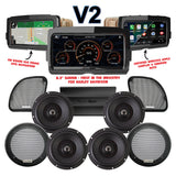 Precision Power Stage 4 Plug & Play Amp and Speaker Package with Soundstream Reserve V2 Radio For 2015-2016 Harley Davidson® CVO Road Glide Ultra