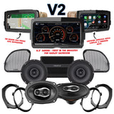 Hertz Stage 4 Plug & Play Amp And Speaker Package With Soundstream Reserve V2 Radio For 2021-2023 Harley Davidson® CVO Road Glide With HD Audio By Rockford