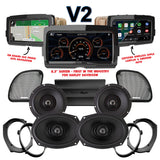 Precision Power Stage 4 Plug & Play Amp and Speaker Package with Soundstream Reserve V2 Radio For 2015-2021 Harley Davidson® CVO Road Glide