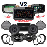 Hertz Stage 4 Plug & Play Amp And Speaker Package With Soundstream Reserve V2 Radio For 2014-2021 Harley Davidson® CVO Street Glide