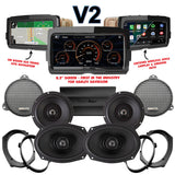 Precision Power Stage 4 Plug & Play Amp and Speaker Package with Soundstream Reserve V2 Radio For 2014-2021 Harley Davidson® CVO Street Glide