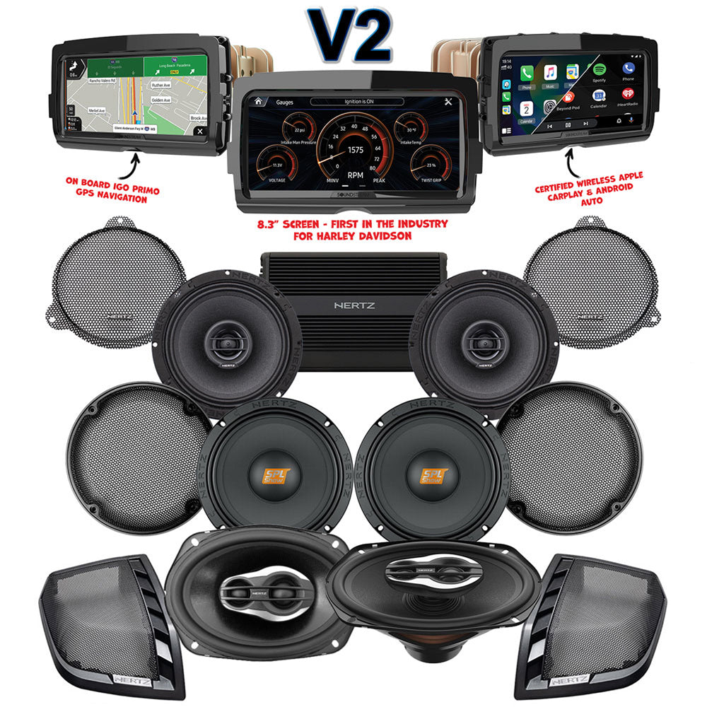 Hertz Stage 6 Plug & Play Amp and Speaker Package with SoundStream