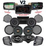 Hertz Stage 6 Plug & Play Amp and Speaker Package with SoundStream Reserve V2 Radio For 2014-2025 Harley Davidson® Electra Glide Ultra & Ultra Limited