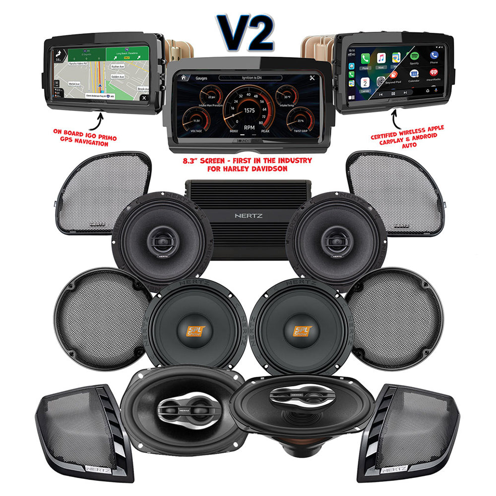 Hertz Stage 6 Plug & Play Amp and Speaker Package With Soundstream