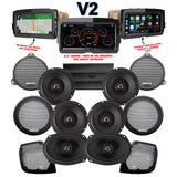 Precision Power Stage 6 Plug & Play Amp and Speaker Package with SoundStream Reserve V2 Radio For 2014-2025 Harley Davidson® Electra Glide Ultra & Ultra Limited