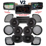 Precision Power Stage 6 Plug & Play Amp and Speaker Package with SoundStream Reserve V2 Radio For 2015-2024 Harley Davidson® Road Glide Ultra / Limited
