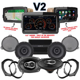 Hertz Stage 4 Plug & Play Amp And Speaker Package With Soundstream Reserve V2 Radio For 2021-2023 Harley Davidson® CVO Street Glide With HD Audio By Rockford