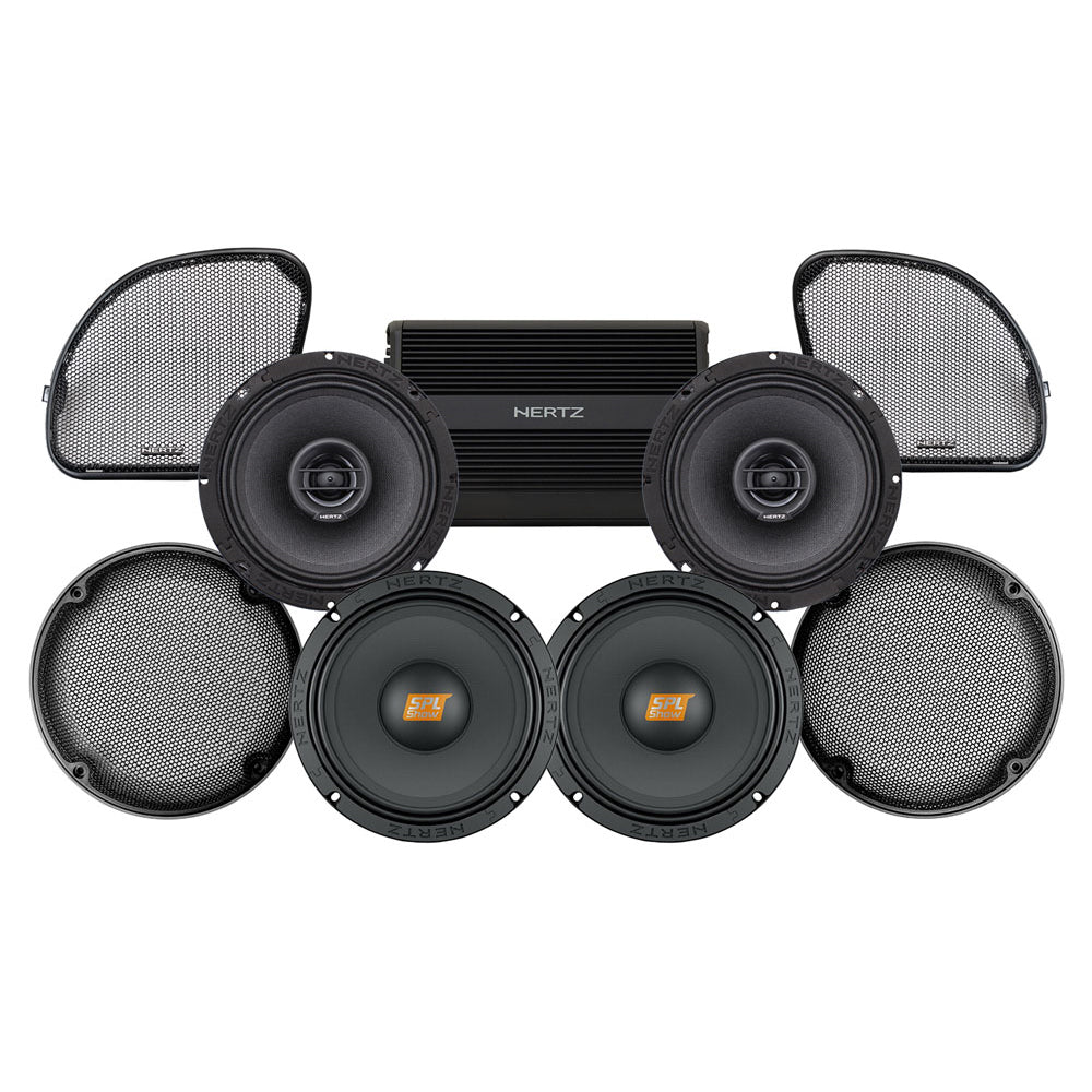 Hertz Stage 4 Plug & Play Amp And Speaker Package For 2021-2023