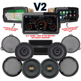 Hertz Stage 4 Plug & Play Amp And Speaker Package With Soundstream Reserve V2 Radio For 2021-2023 Harley Davidson® CVO Street Glide With HD Audio By Rockford