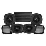 Precision Power 5.25" Stage 4 Plug & Play Amp And Speaker Package For 1996-2013 Harley Davidson® Street Glide, Electra Glide, And Ultra for Existing Soundstream Reserve, Aquatic-AV, and Boss Radios