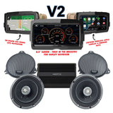Kenwood Stage 2 Plug & Play Amp and Speaker Package With Soundstream Reserve V2 Radio For 2014-2023 Harley Davidson® Street Glide, Electra Glide, and Ultra
