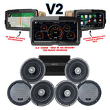 Kenwood Stage 4 Plug & Play Amp And Speaker Package With SoundStream Reserve V2 Radio For 2015-2024 Harley Davidson® Road Glide Ultra / Limited