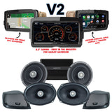 Kenwood Stage 4 Plug & Play Amp and Speaker Package With Soundstream Reserve V2 Radio For 2015-2023 Harley Davidson® Road Glide