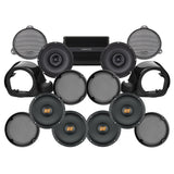 Hertz Stage 6 Plug & Play Amp and Speaker Package with Liquid-Cooled Lower Fairing Adapters For 2021-2023 Harley Davidson® CVO Tri Glide with Factory or Existing Soundstream Reserve Radios