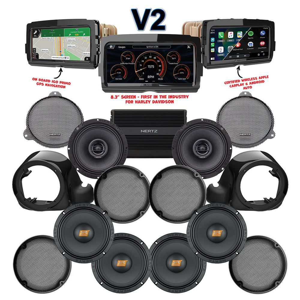 Hertz Stage 6 Plug & Play Amp and Speaker Package with Liquid