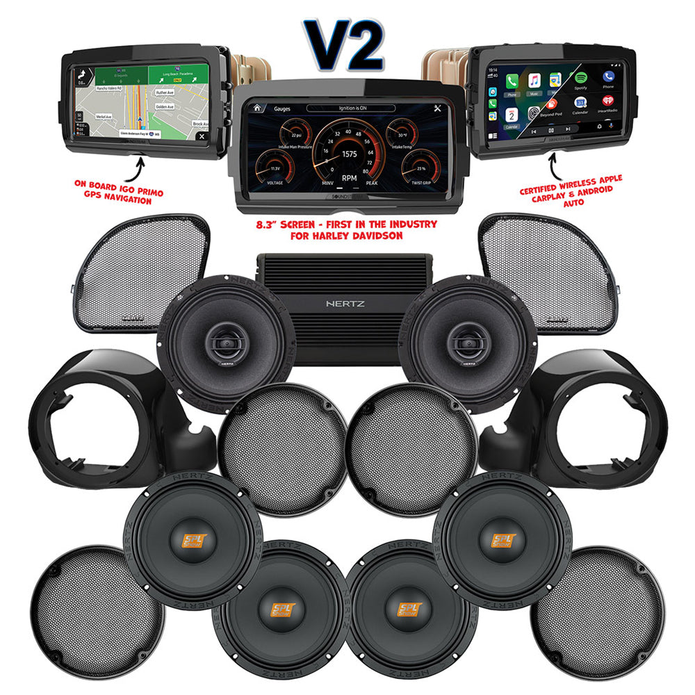 Hertz Stage 6 Plug & Play Amp and Speaker Package With Liquid