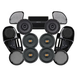 Hertz Stage 6 Plug & Play Amp and Speaker Package with Complete Lower Fairing Adapters For 2015-2023 Harley Davidson® Road Glide with Factory or Existing SoundStream Reserve Radios