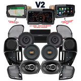 Hertz Stage 6 Plug & Play Amp and Speaker Package with Complete Lower Fairing Adapters and SoundStream Reserve V2 Radio For 2015-2023 Harley Davidson® Road Glide