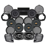 Hertz Stage 8 Plug & Play Amp and Speaker Package with Liquid-Cooled Lower Fairing Adapters For 2014-2024 Harley Davidson® Ultra Limited with Factory or Existing SoundStream Reserve Radios