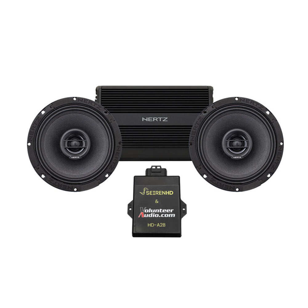 Hertz Premium Stage 2 Plug & Play Amp And Speaker Package For 2024