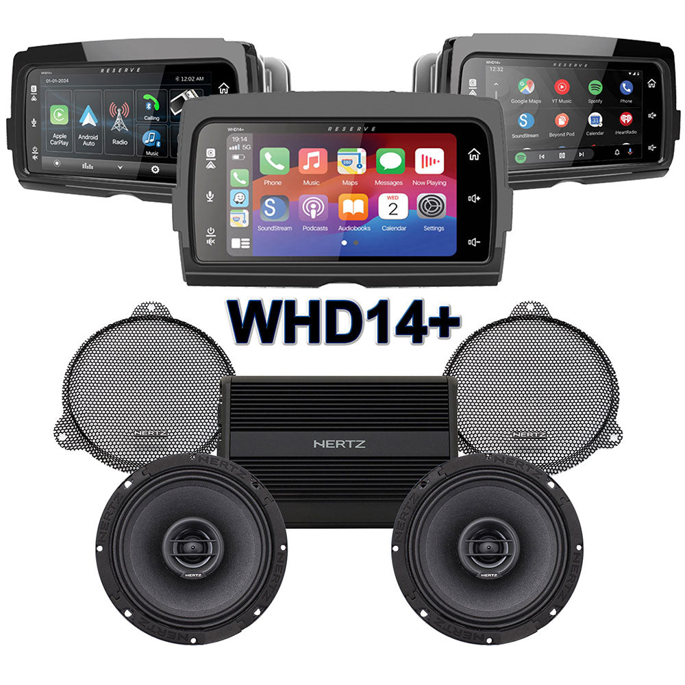 Hertz Stage 2 Plug & Play Amp and Speaker Package With Soundstream