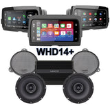 Hertz Stage 2 Plug & Play Amp And Speaker Package With SoundStream Reserve WHD14+ Radio For 2014-2025 Harley Davidson® Electra Glide Standard & Electra / Road Glide Police Motorcycles