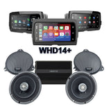 Kenwood Stage 2 Plug & Play Amp and Speaker Package With Soundstream Reserve WHD14+ Radio For 2014-2023 Harley Davidson® Street Glide, Electra Glide, and Ultra