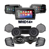 Hertz Stage 4 Plug & Play Amp And Speaker Package With Soundstream Reserve WHD14+ Radio For 2014-2023 Harley Davidson® Street Glide, Electra Glide, And Ultra