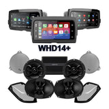 Infinity Stage 4 Plug & Play Amp And Speaker Package With Soundstream Reserve WHD14+ Radio For 2014-2023 Harley Davidson® Street Glide, Electra Glide, And Ultra