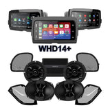 Infinity Stage 4 Plug & Play Amp And Speaker Package With Soundstream Reserve WHD14+ Radio For 2015-2023 Harley Davidson® Road Glide