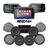 Hertz Stage 4 Plug & Play Amp And Speaker Package With SoundStream Reserve WHD14+ Radio For 2014-2023 Harley Davidson® Street Glide and Electra Glide