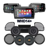 Hertz Stage 4 Plug & Play Amp And Speaker Package With SoundStream Reserve WHD14+ Radio For 2015-2023 Harley Davidson® Road Glide