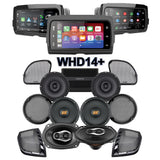 Hertz Stage 6 Plug & Play Amp and Speaker Package with SoundStream Reserve WHD14+ Radio For 2015-2023 Harley Davidson® Road Glide