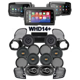 Hertz Stage 8 Plug & Play Amp and Speaker Package With Liquid-Cooled Lower Fairing Pods and Soundstream Reserve WHD14+ Radio For 2015-2016 Harley Davidson® CVO Road Glide Ultra
