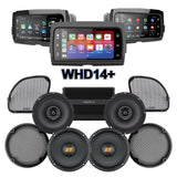 Hertz Stage 4 Plug & Play Amp And Speaker Package With Soundstream Reserve WHD14+ Radio For 2015-2016 Harley Davidson® CVO Road Glide Ultra