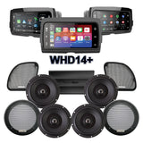 Precision Power Stage 4 Plug & Play Amp and Speaker Package with Soundstream Reserve WHD14+ Radio For 2015-2016 Harley Davidson® CVO Road Glide Ultra