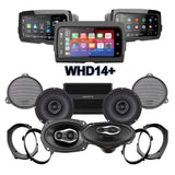 Hertz Stage 4 Plug & Play Amp And Speaker Package With Soundstream Reserve WHD14+ Radio For 2014-2020 Harley Davidson® CVO Street Glide