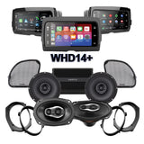 Hertz Stage 4 Plug & Play Amp And Speaker Package With Soundstream Reserve WHD14+ Radio For 2015-2021 Harley Davidson® CVO Road Glide