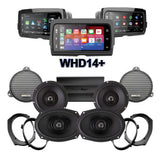 Precision Power Stage 4 Plug & Play Amp and Speaker Package with Soundstream Reserve WHD14+ Radio For 2014-2021 Harley Davidson® CVO Road Glide