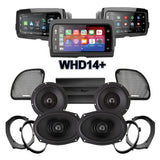 Precision Power Stage 4 Plug & Play Amp and Speaker Package with Soundstream Reserve WHD14+ Radio For 2015-2021 Harley Davidson® CVO Road Glide