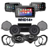 Hertz Stage 4 Plug & Play Amp And Speaker Package With Soundstream Reserve WHD14+ Radio For 2021-2023 Harley Davidson® CVO Street Glide With HD Audio By Rockford
