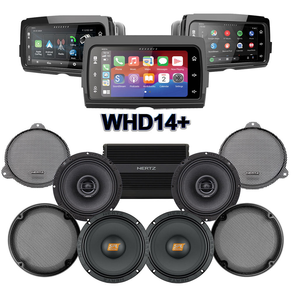 Hertz Stage 4 Plug & Play Amp And Speaker Package With Soundstream